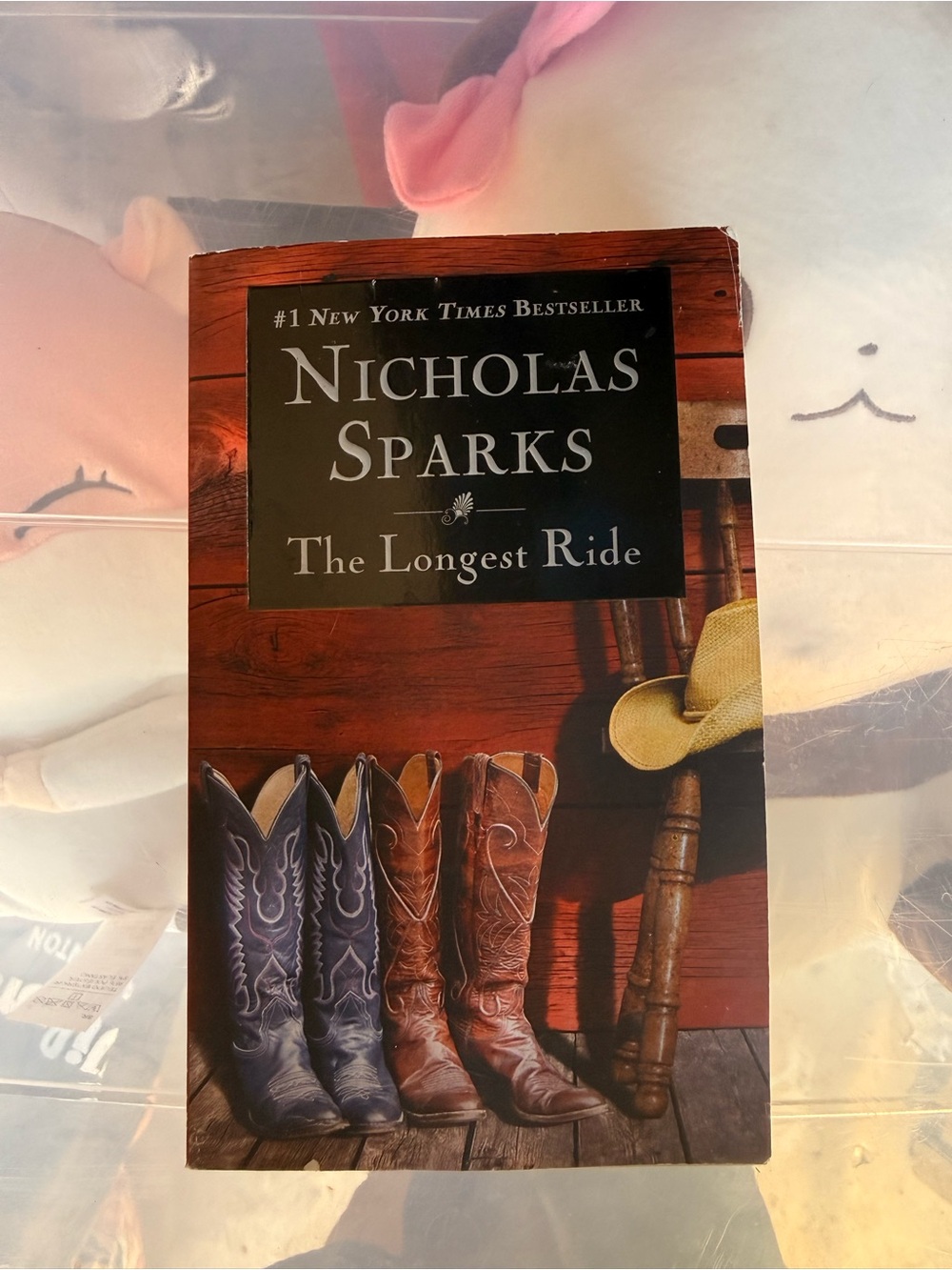The Longest Ride by Nicholas Sparks - Brown & Black Cover
